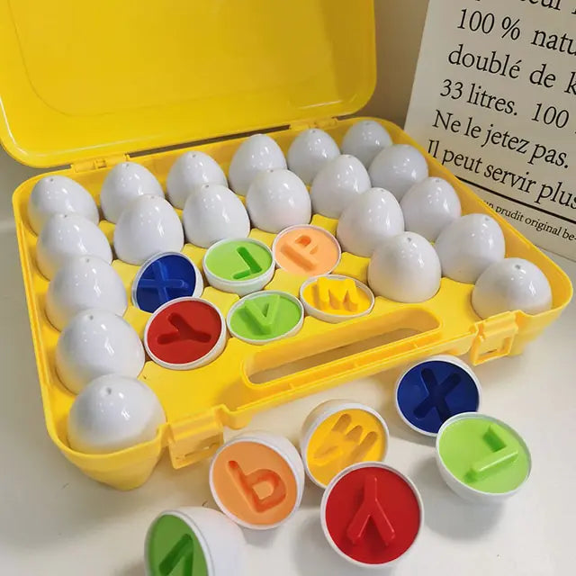 Juguete educativo Smart Egg Baby: juegos y clasificador de formas, juguetes Montessori para niños de 2, 3 y 4 años