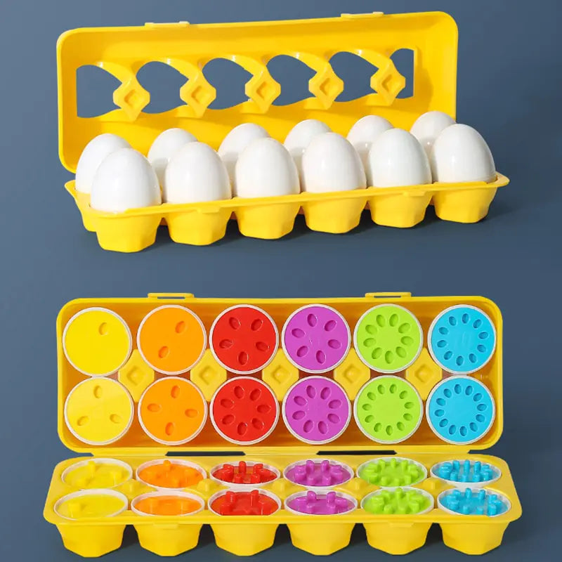 Juguete educativo Smart Egg Baby: juegos y clasificador de formas, juguetes Montessori para niños de 2, 3 y 4 años